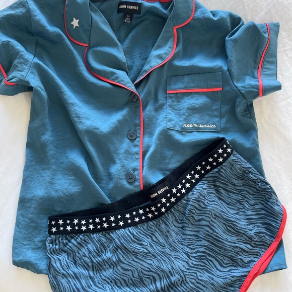 Room service pajama set bundle nwot never worn small top and bottom - Picture 3 of 12